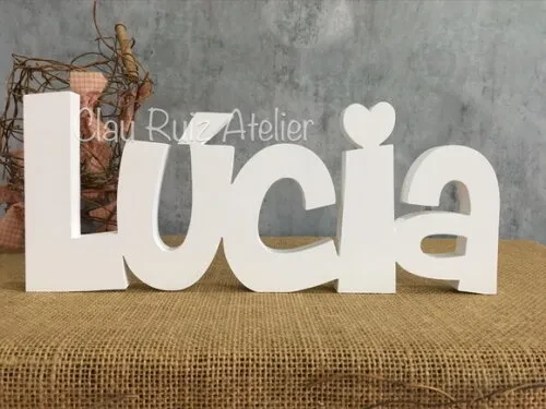 Letras de MDF -Nomes Linha CH