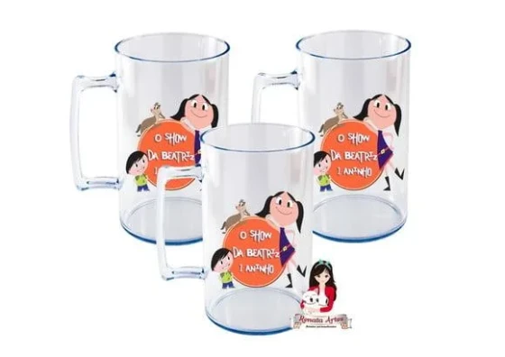 Caneca Acrílica 500ml Show da Luna
