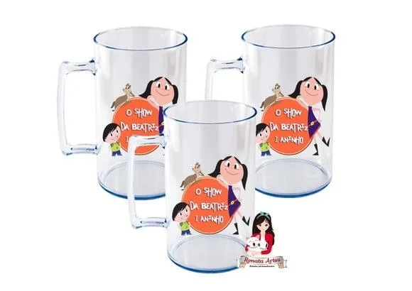 Caneca Acrílica 500ml Show da Luna