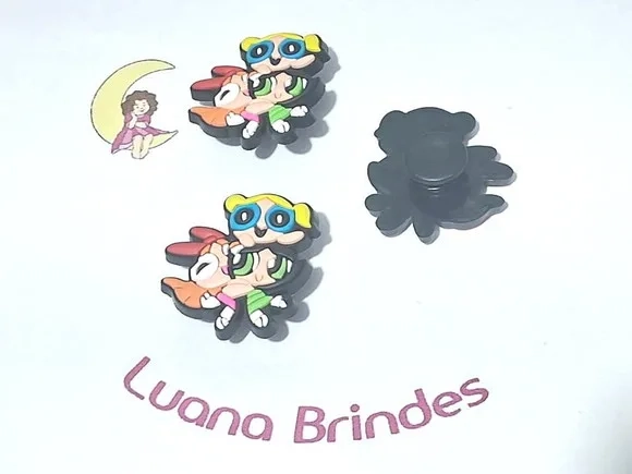 Pins de Crocs Meninas Super Poderosas Pacote com 4 Unidades