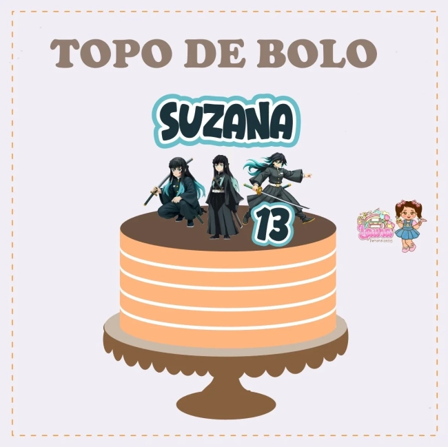 Kit Festa Só Um Bolinho MUICHIRO - Decoração de Festa