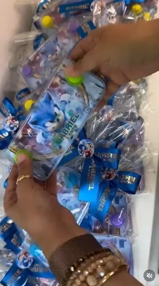 Lembrancinha Festa Infantil Aquaplay Personalizado Criativa
