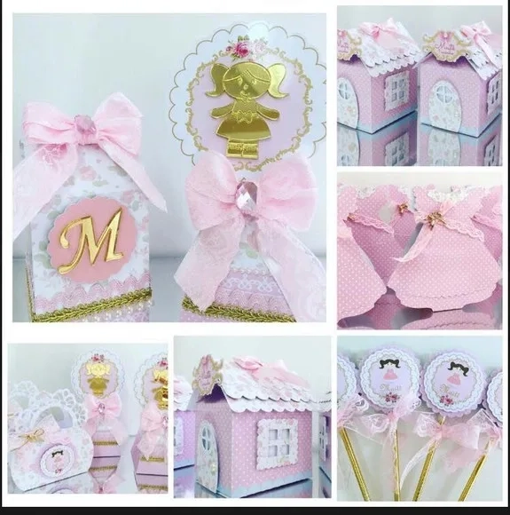 Kit 60 Lembrancinhas Casa de Boneca