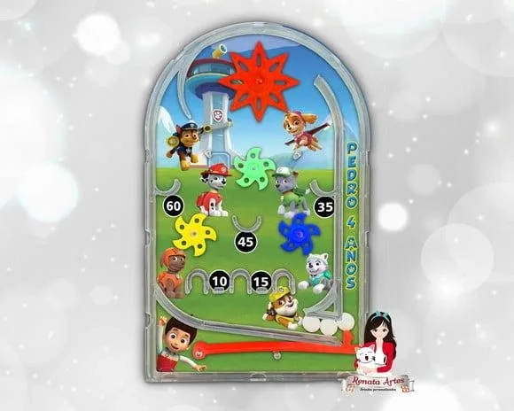 Pinball Fliperama Patrulha Canina