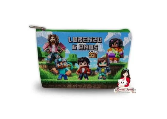 Necessaire Personalizada Minecraft Filme