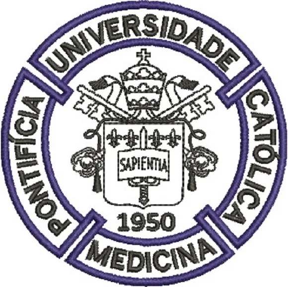 Bordado Símbolo Pontifícia Universidade Católica - Medicina