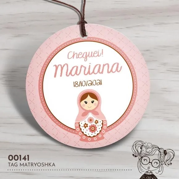 Tag Redonda Matryoshka - 00141
