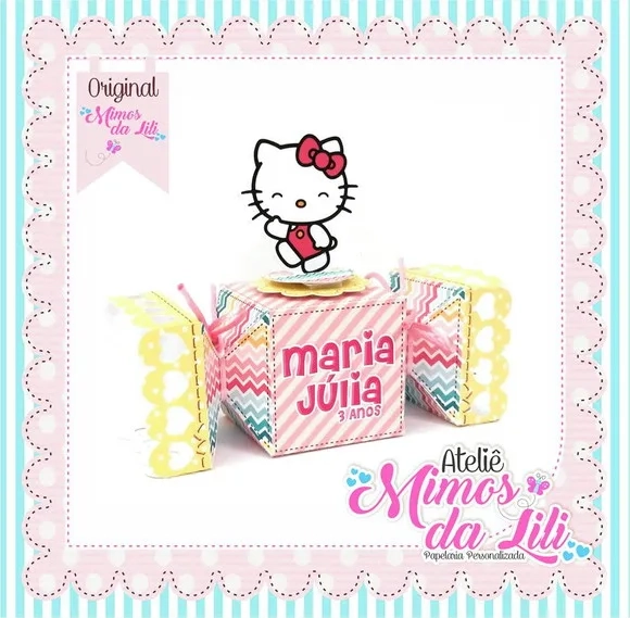 Kit 30 Lembrancinhas Hello Kitty