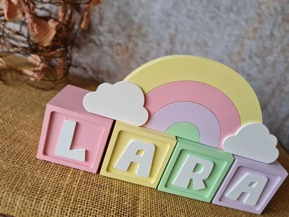CANDY COLORS - Cubos 6x6cm TS + ARCO ÍRIS.