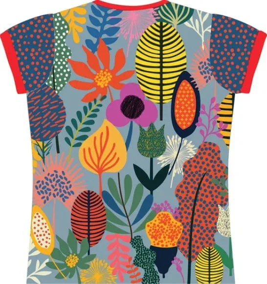 Camiseta Infantil Feminina Jardim