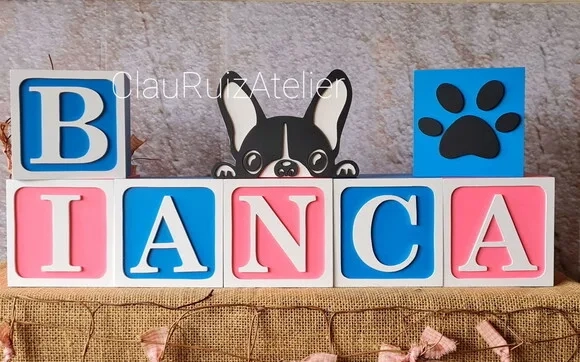 PET - Cubos 10x10cm TS + BULDOGUE