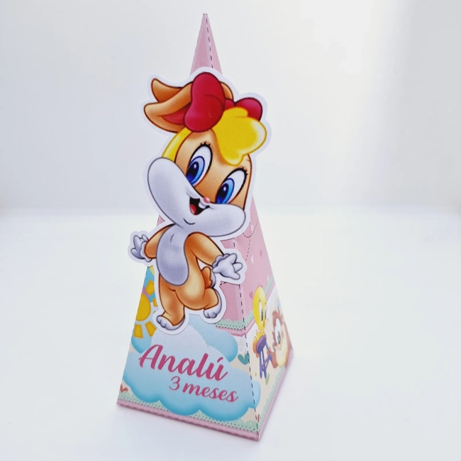 PEGUE E MONTE - Kit Festa BABY LOONEY TUNES - Decoração de Festa - Caixinhas Personalizadas
