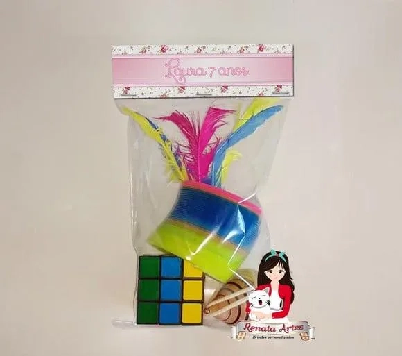 Kit Brinquedos Retrô Tema Flores e Jardim