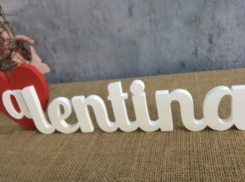 Letras Decorativas - Nomes - Coração