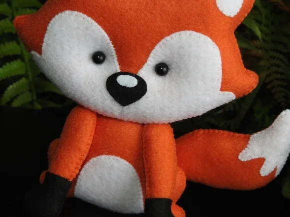 Raposa em Feltro - Mini Lembrança