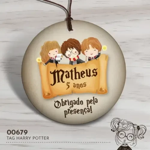 Tag Redonda Harry Potter - 00679