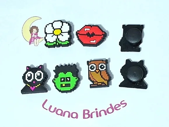 Pins de Crocs Minecraft Pacote com 5 Unidades Variados