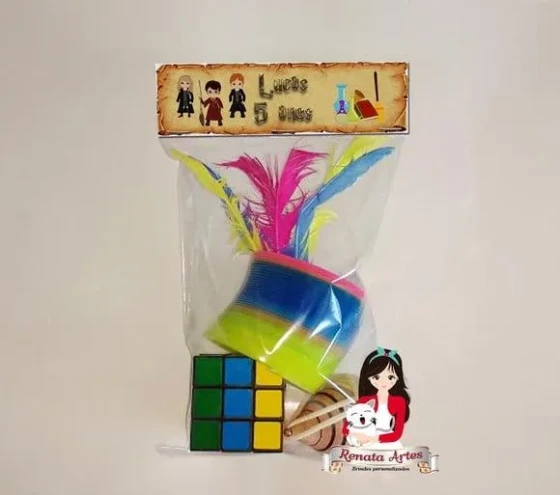 Kit Personalizado Brinquedos Retrô Harry Potter Desenho