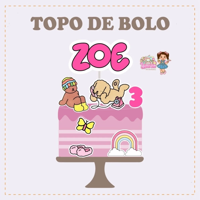 Kit Festa Só Um Bolinho BOBIE GODS - Decoração de Festa