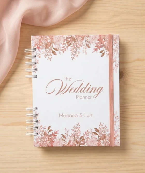 Planner da Noiva Personalizado + Divisórias - Escolha a Capa
