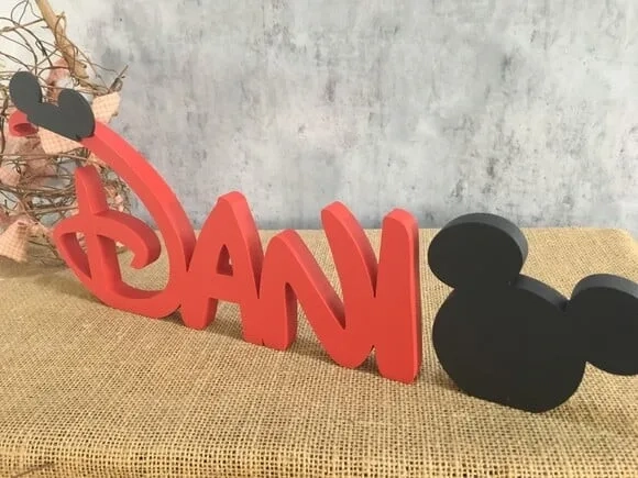 DISNEY - Letras de MDF -Nomes + MICKEY