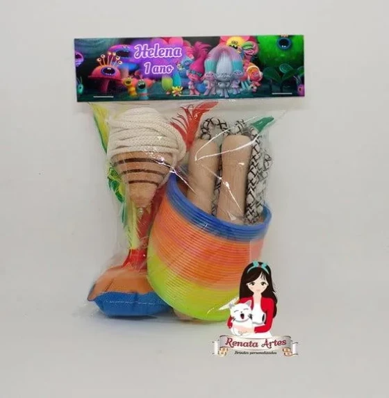 Kit Boa Infância Completo Tema Trolls