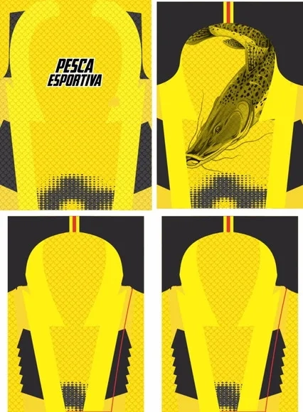 Arte Vetor Camisa Pesca-mod-0211