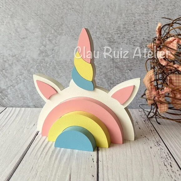 Arco Íris de Mesa Decoração Bebê