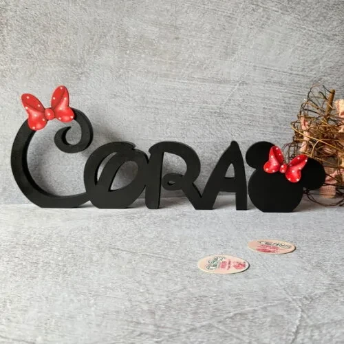 Nome em mdf - Linha Disney - Decoração Bebê e Infantil