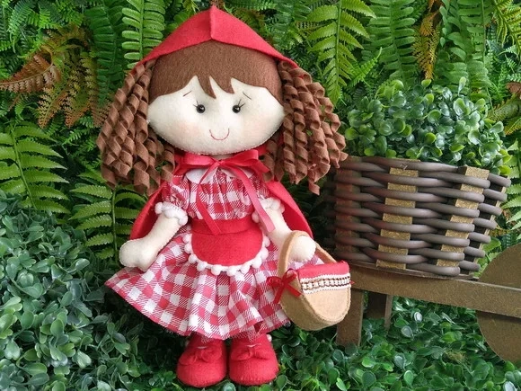 Kit chapeuzinho com 30 cm