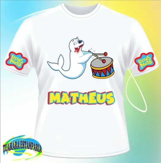 Camiseta Luccas Neto 6 - Foca