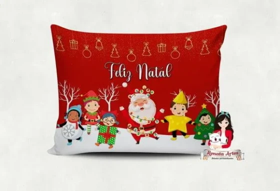Almofada Personalizada Tema Natal Novo