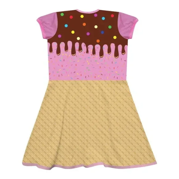 Vestido Infantil Sorvete
