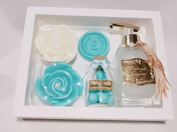 Presente de Aniversário, Sabonete Líquido Luxo com Sabonetes