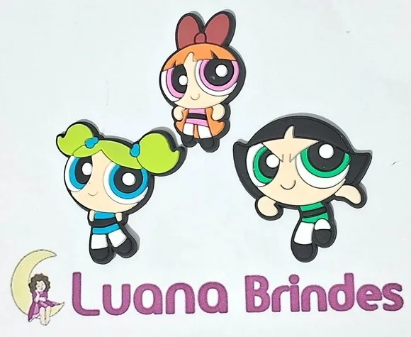 Aplique Meninas Super Poderosas Pacotes com 6 Unidades