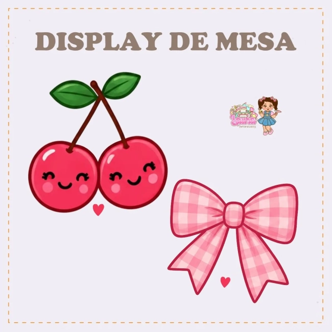 Kit Festa Só Um Bolinho CEREJA BABY - Decoração de Festa