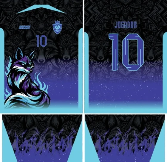 Arte Vetor Camisa Interclasse Raposa Mod-429
