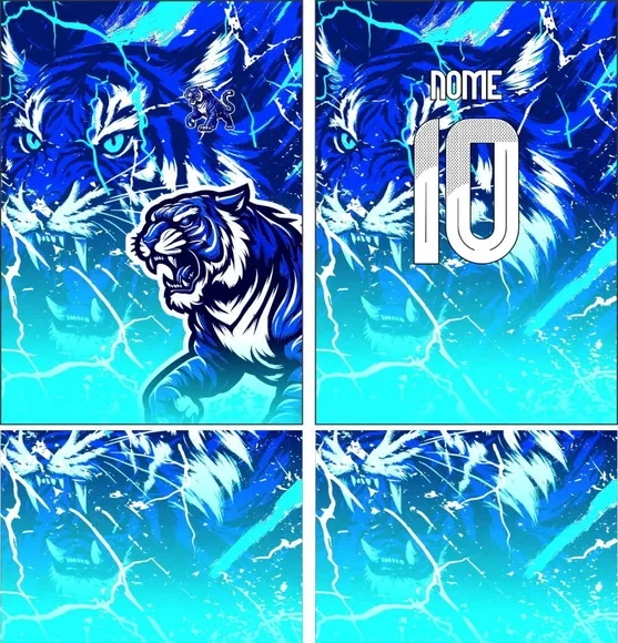 Arte Vetor Camisa Interclasse Tigre Mod-776