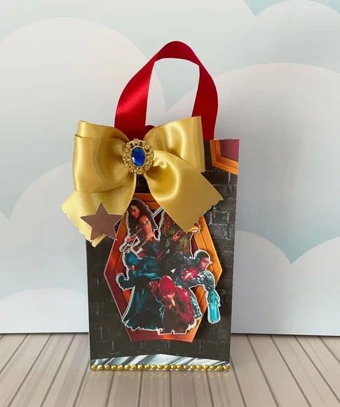 Kit 60 Lembrancinhas Liga da Justiça