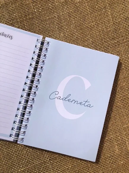 Caderneta de Saúde / Vacinação Personalizada - Clean Azul