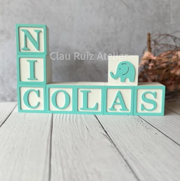 Safari Cubos 6x6cm - Decoração Bebè