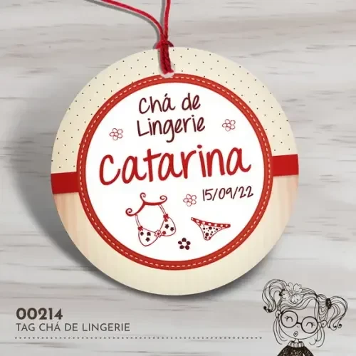 Tag Redonda Chá de Lingerie - 00214