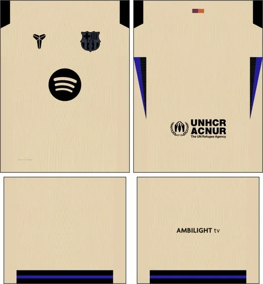 Arte Vetor Camisa Barcelona Visita 2025-2026