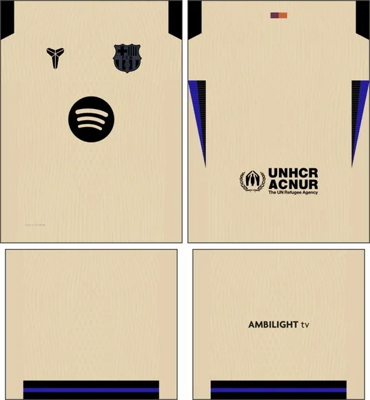 Arte Vetor Camisa Barcelona Visita 2025-2026