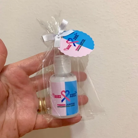Lembrancinha Hidratante Outubro Rosa É Novembro Azul