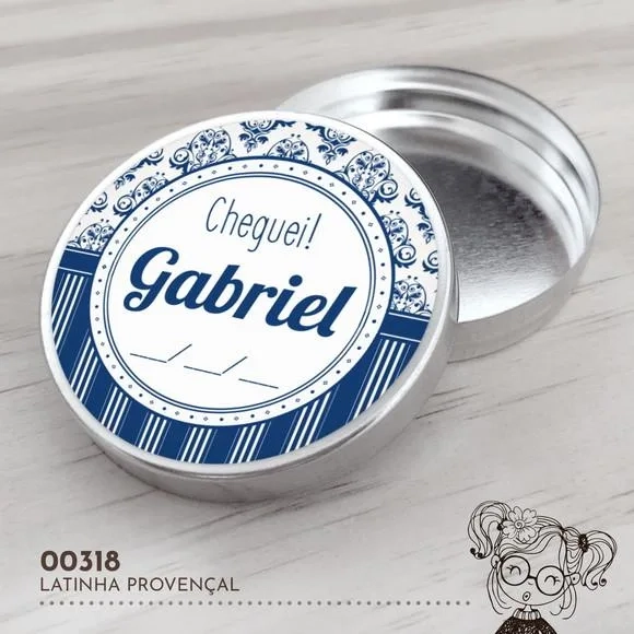 Latinha Adesivada Provençal - 00318