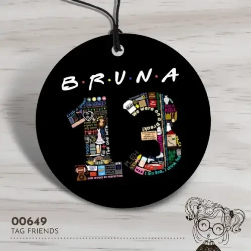Tag Redonda Friends - 00649