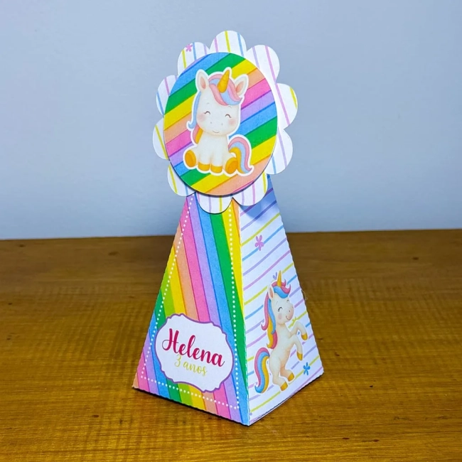 PEGUE E MONTE - Kit Festa UNICORNIO - Decoração de Festa | Lembrancinhas | Aniversário | Personalizados