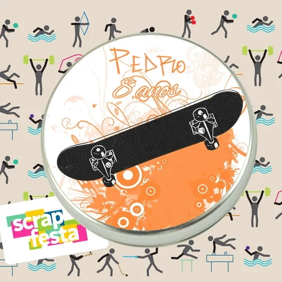 Latinhas Personalizadas Festa Skate