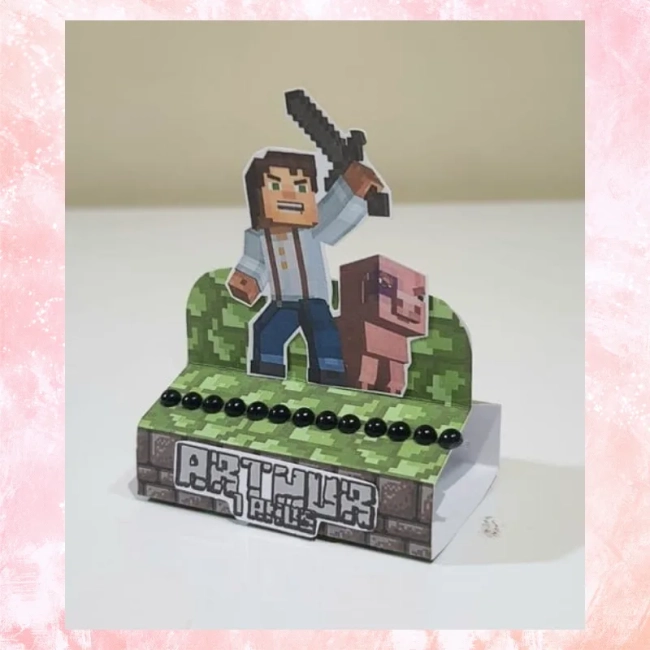 Porta-bis Duplo Minecraft